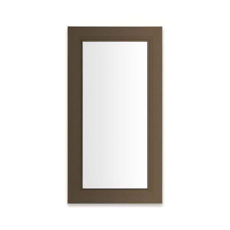 Medicine Cabinet Main Line 16 x 30 Inch 1 Doors Framed Mirror Brushed Bronze Flat Top Merion Frame Slow Close Hinges Sliding Magnification Mirror Magnetic Strip Interior Lighting USB Charging ports Electrical Outlets Phone Holder 4 Inch - Image 1
