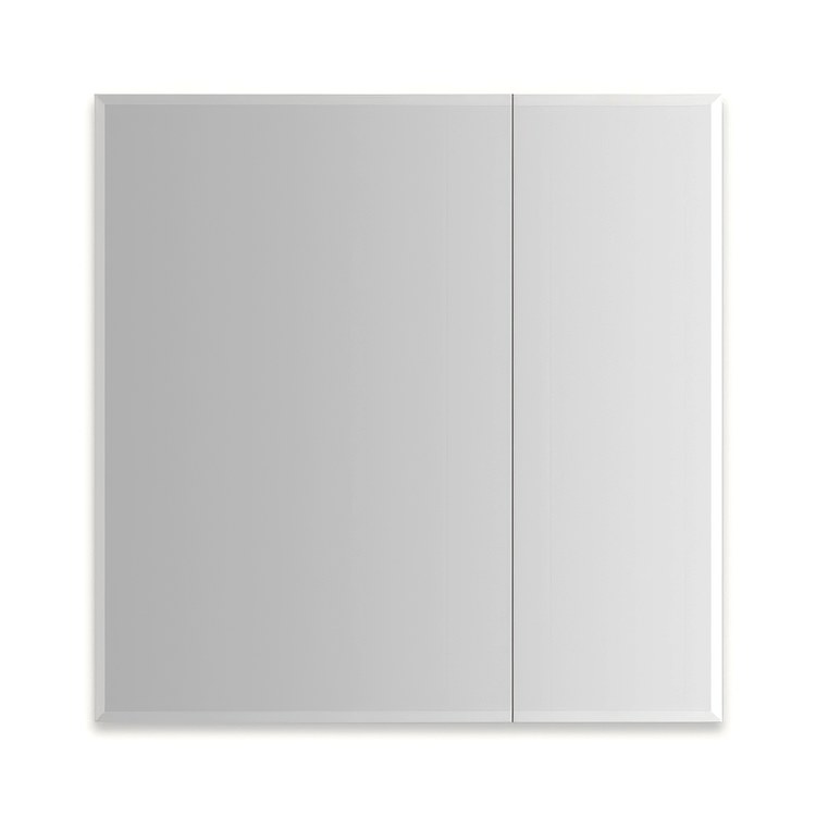Medicine Cabinet M Series Reserve 30 x 30 x 4 Inch 2 Doors Mirrored Beveled Edge/Non-Electric - Image 1