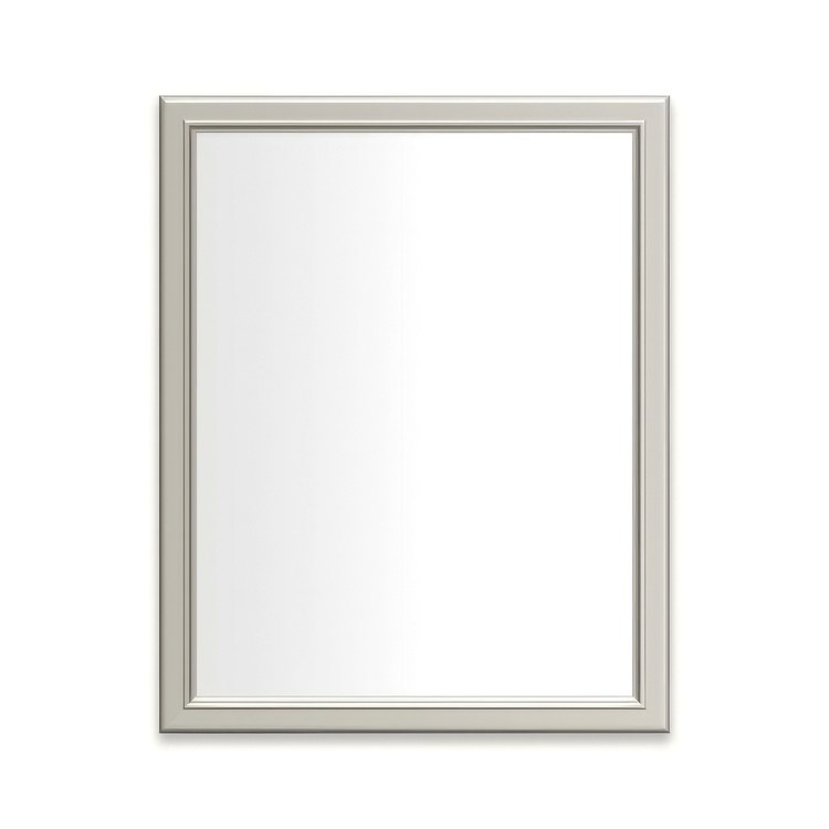 Medicine Cabinet Main Line 24W x 30H Inch 1 Doors Framed Mirror Polished Nickel Flat Top Bryn Mawr Frame Slow Close Hinges Sliding Magnification Mirror Magnetic Strip Interior Lighting USB Charging ports Electrical Outlets Phone Holder 4 Inch - Image 1