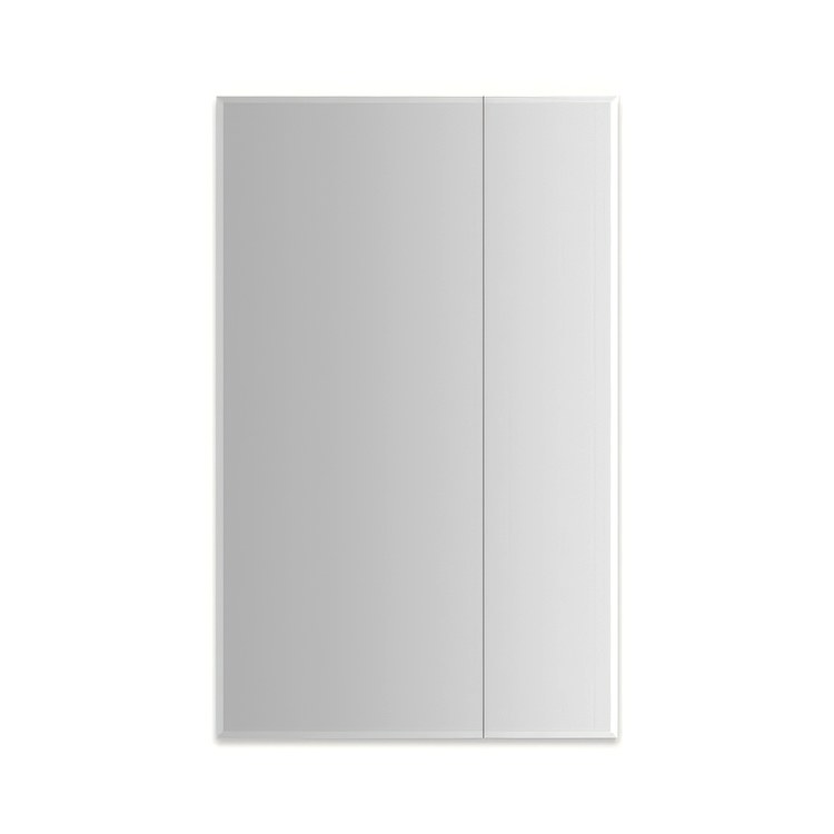 Medicine Cabinet M Series Reserve 30 x 48 x 4 Inch 2 Doors Mirrored Beveled Edge/Non-Electric - Image 1