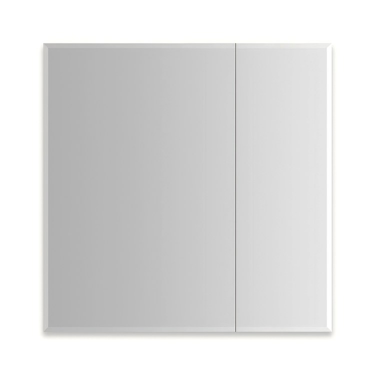 Medicine Cabinet M Series Reserve 30 x 30 x 6 Inch 2 Doors Mirrored Beveled Edge/Non-Electric - Image 1