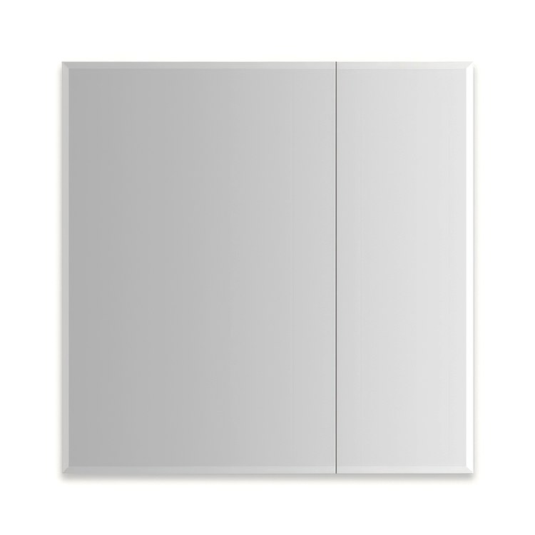 Medicine Cabinet M Series Reserve 30 x 30 x 6 Inch 2 Doors Mirrored Beveled Edge/Electric - Image 1