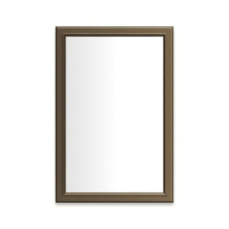 Medicine Cabinet Main Line 20 x 30 Inch 1 Doors Framed Mirror Brushed Bronze Flat Top Bryn Mawr Frame Slow Close Hinges Sliding Magnification Mirror Magnetic Strip Interior Lighting USB Charging ports Electrical Outlets Phone Holder 4 Inch - Image 1