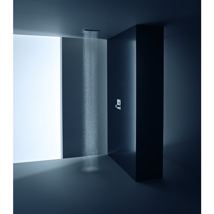 Showerhead ShowerSolutions 2 Functions with Green Diverter Chrome 9-1/8 Inch 1.75 Gallons per Minute for Requires 35363181 Rough - Image 2
