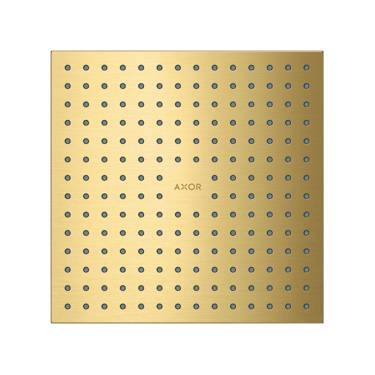 Showerhead ShowerSolutions 2 Functions with Green Diverter Brushed Gold Optic 9-1/8 Inch 1.75 Gallons per Minute for Requires 35363181 Rough - Image 1
