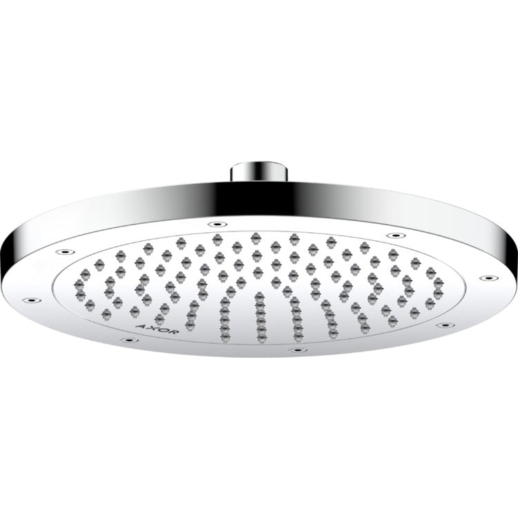 Showerhead ShowerSolutions 1 Functions Chrome 9-7/8 Inch 1.75 Gallons per Minute for Requires Ceiling Mount Pipe or Shower Arm - Image 1