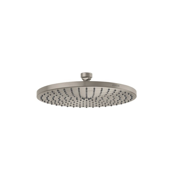 Showerhead Starck 1 Functions Brushed Nickel 9-1/4 Inch 1.75 Gallons per Minute for Shower Arm - Image 1