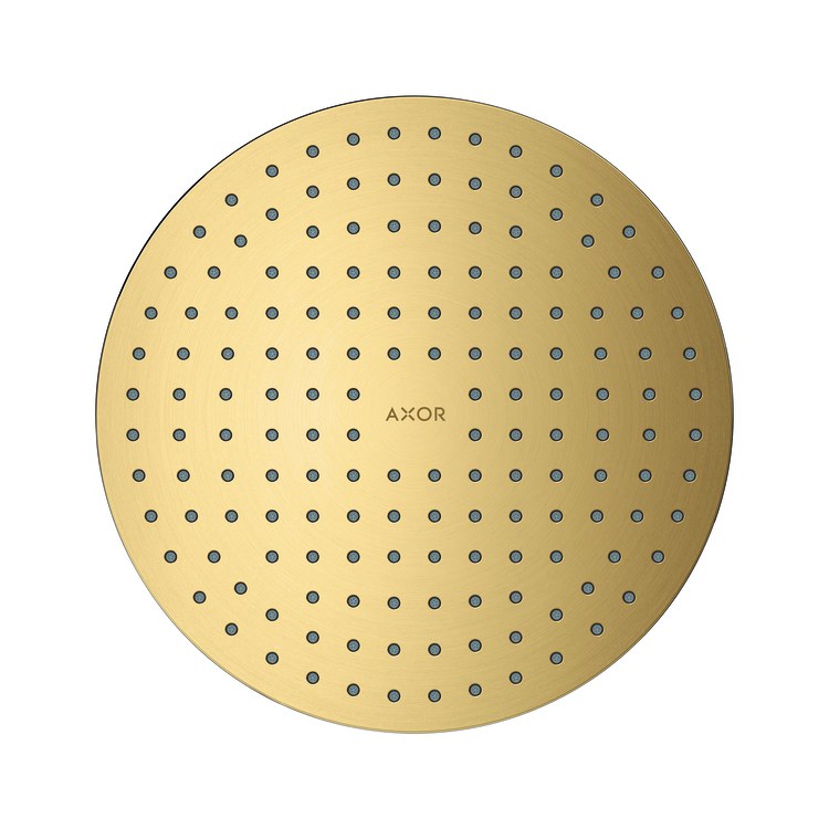 Showerhead ShowerSolutions 2 Functions Green Diverter Brushed Gold Optic 9-7/8 Inch 1.75 Gallons per Minute for Requires 35363181 Rough - Image 1