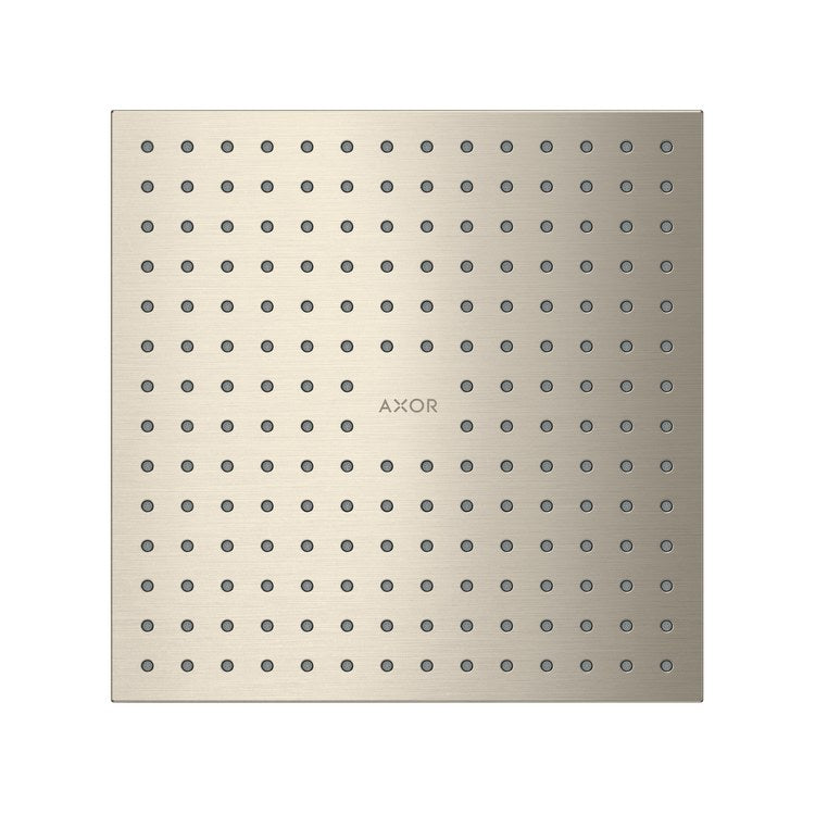 Showerhead ShowerSolutions 2 Functions with Green Diverter Brushed Nickel 9-1/8 Inch 1.75 Gallons per Minute for Requires 35363181 Rough - Image 1