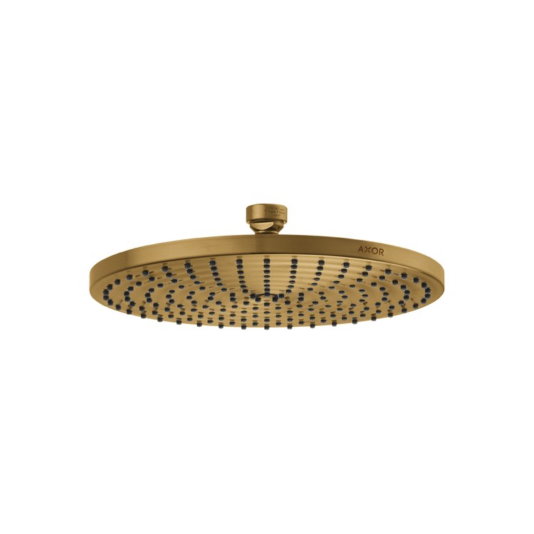 Showerhead Starck 1 Functions Brushed Gold Optic 9-1/4 Inch 1.75 Gallons per Minute for Shower Arm - Image 1