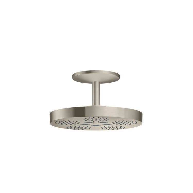 Showerhead One 280 2 Functions with Ceiling Connector Brushed Nickel 11-1/8 Inch 1.75 Gallons per Minute for Requires 26434181 Rough - Image 1