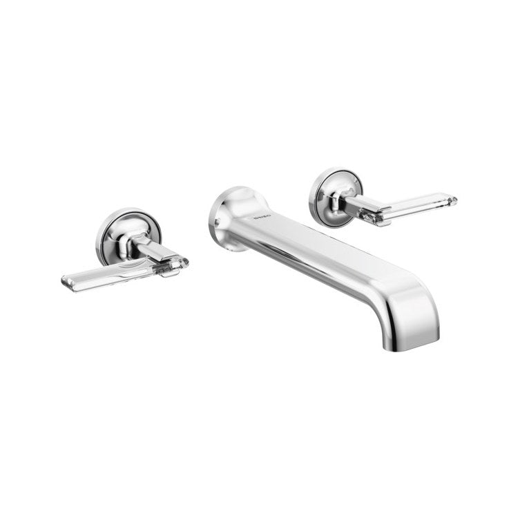Tub Filler Allaria Wall Mount 8 Inch Spread 2 Less Handle ADA Chrome - Image 1