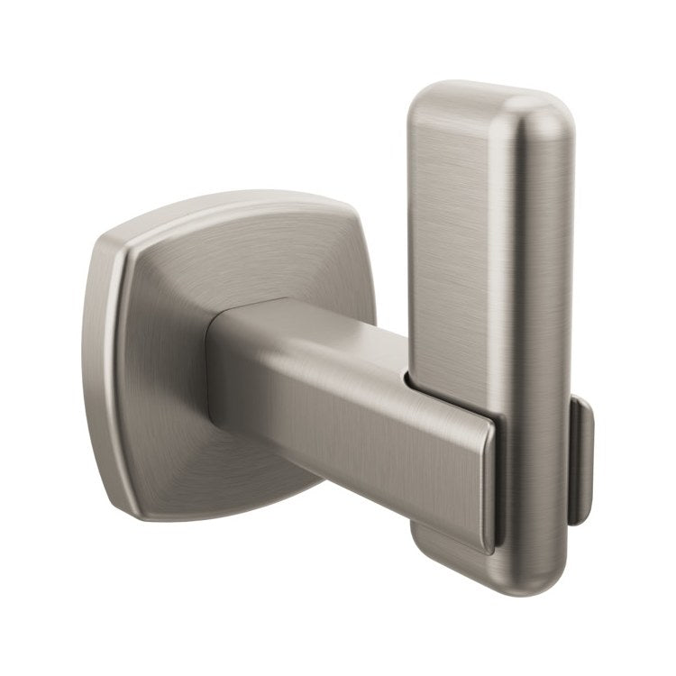 Robe Hook Allaria Brilliance Luxe Nickel 2-7/8 Inch 3 Inch Wall Mount - Image 1