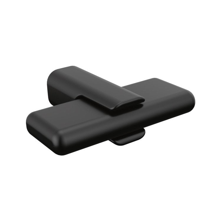 Knob Allaria Knob for Drawer Matte Black Zinc 2 Inch 9/16 Inch