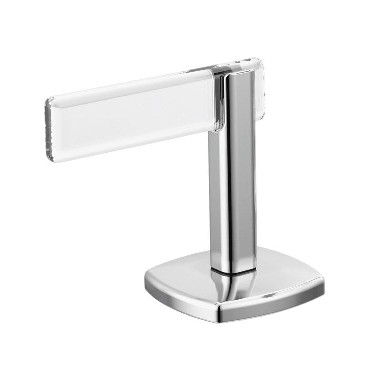 Handle Kit Allaria Zinc 2 Lever Polished Chrome/Clear Acrylic ADA for Widespread Lavatory - Image 1