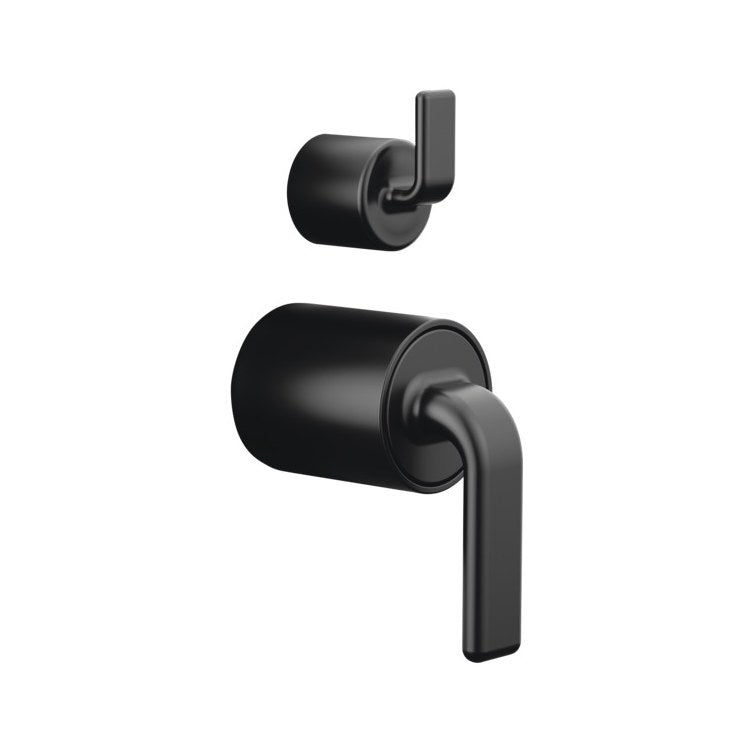 Handle Kit Allaria Zinc 2 Twist Lever Matte Black ADA for Pressure Balance Valve with Integrated Diverter Trim - Image 1