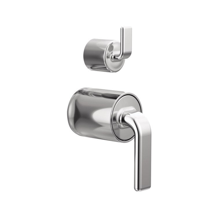 Handle Kit Allaria Zinc 2 Twist Lever Chrome ADA for Pressure Balance Valve with Integrated Diverter Trim
