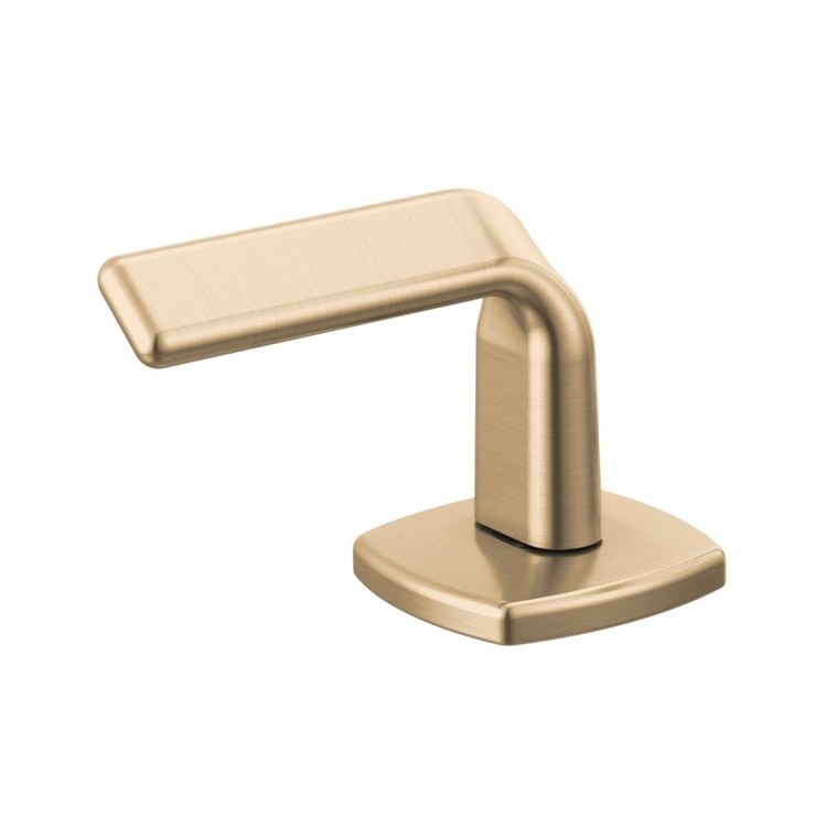 Handle Kit Allaria Zinc 2 Twist Lever Brilliance Luxe Gold ADA for Widespread Lavatory - Image 1