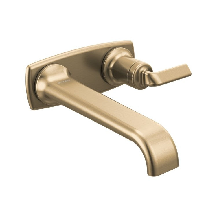 Handle Kit Allaria Zinc 1 Twist Lever Brilliance Luxe Gold for Wall Mount Lavatory