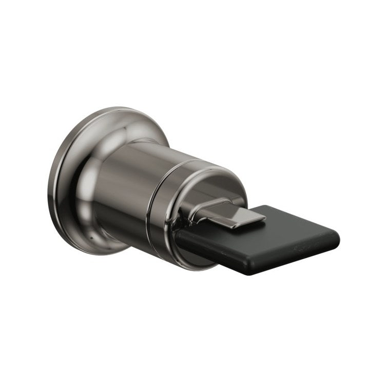 Handle Kit Allaria Zinc 1 Knob Brilliance Black Onyx/Matte Black ADA for Wall Mount Lavatory
