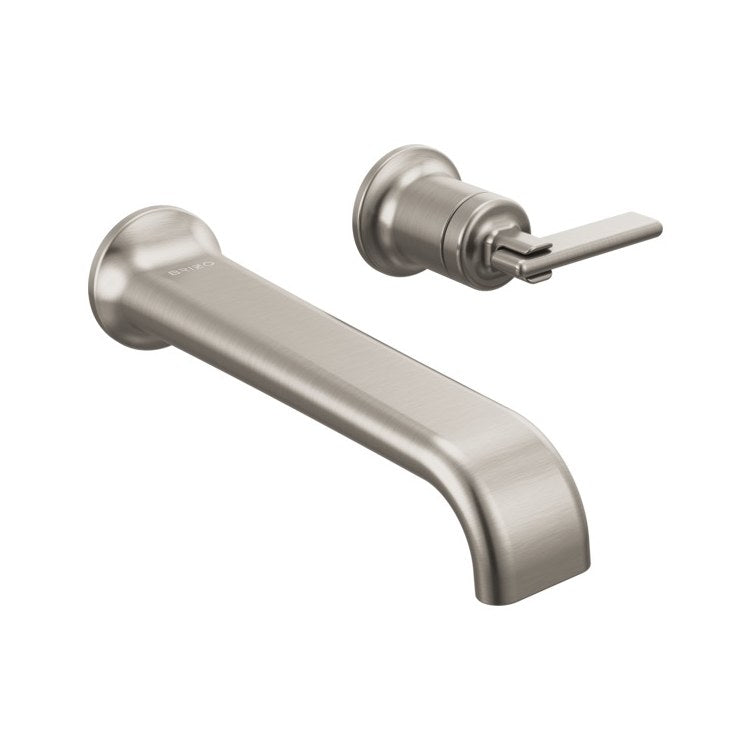Handle Kit Allaria Zinc 1 Twist Lever Brilliance Luxe Nickel for Wall Mount Lavatory
