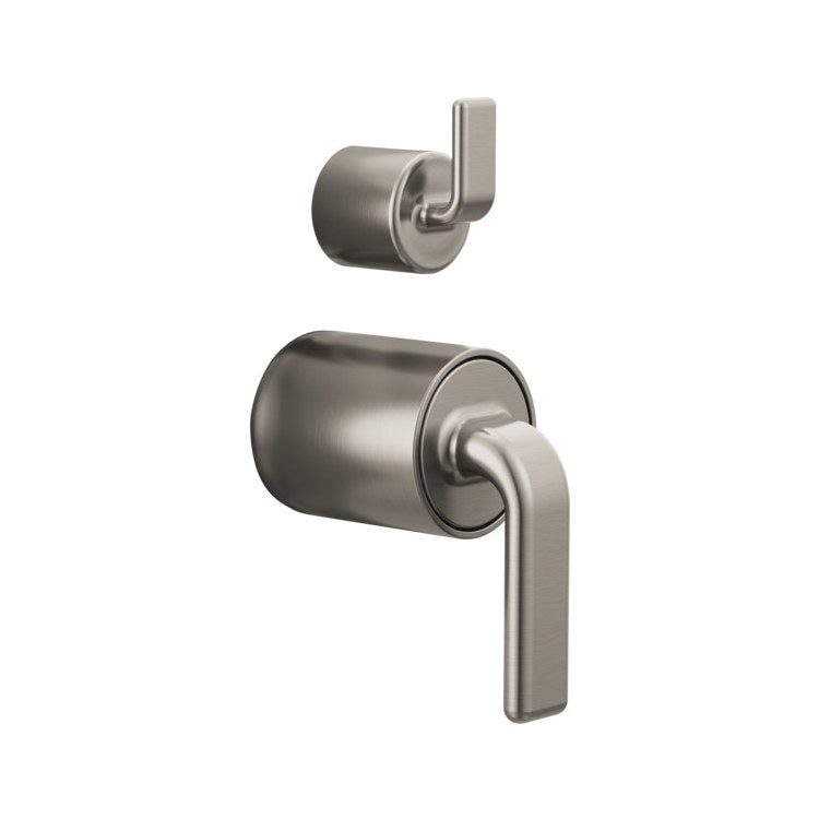 Handle Kit Allaria Zinc 2 Twist Lever Brilliance Luxe Nickel ADA for Pressure Balance Valve with Integrated Diverter Trim