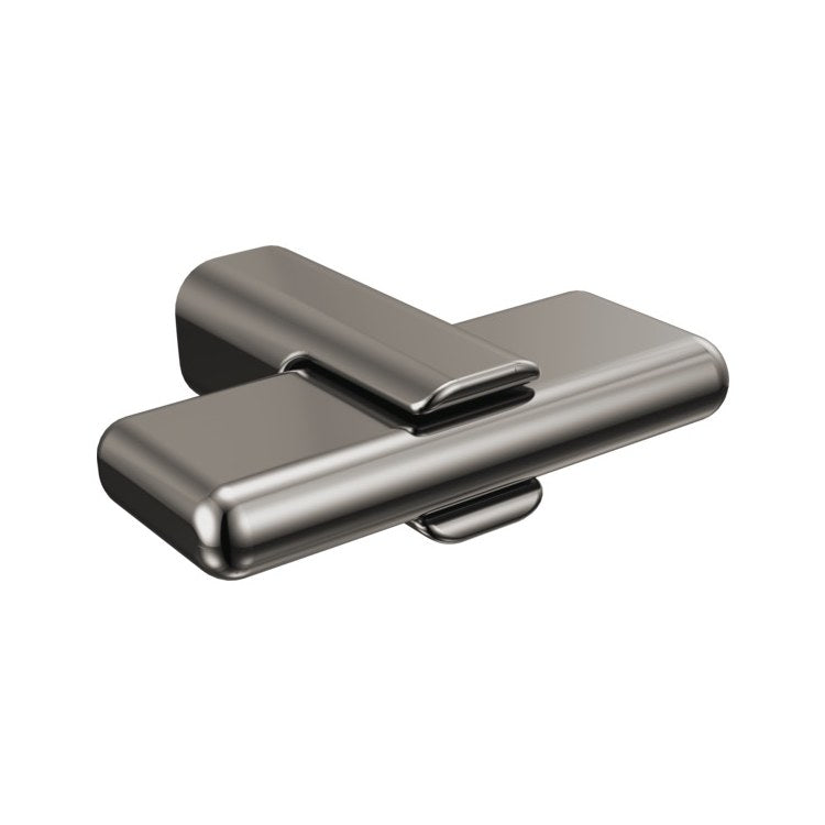 Knob Allaria Knob for Drawer Brilliance Black Onyx Zinc 2 Inch 9/16 Inch