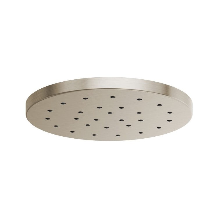 Showerhead Universal Showering 1 Functions Rain Can Brilliance Brushed Nickel 14 Inch 1.75 Gallons per Minute H2OKinetic Linear Round - Image 1