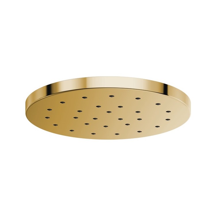 Showerhead Universal Showering 1 Functions Rain Can Brilliance Polished Gold 14 Inch 1.75 Gallons per Minute H2OKinetic Linear Round - Image 1