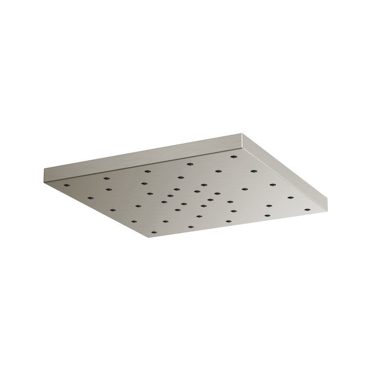 Showerhead Universal Showering 1 Functions Rain Can Brilliance Luxe Nickel 14 Inch 1.75 Gallons per Minute H2OKinetic Linear Square - Image 1