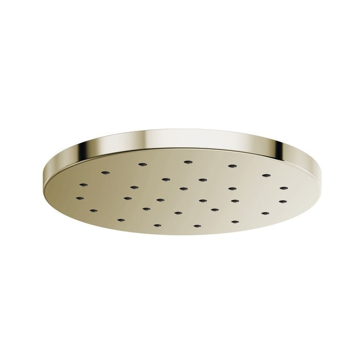Showerhead Universal Showering 1 Functions Rain Can Brilliance Polished Nickel 14 Inch 1.75 Gallons per Minute H2OKinetic Linear Round - Image 1