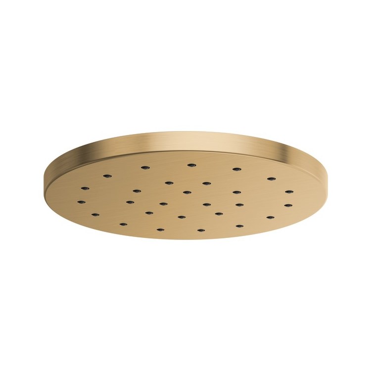 Showerhead Universal Showering 1 Functions Rain Can Brilliance Luxe Gold 14 Inch 1.75 Gallons per Minute H2OKinetic Linear Round - Image 1