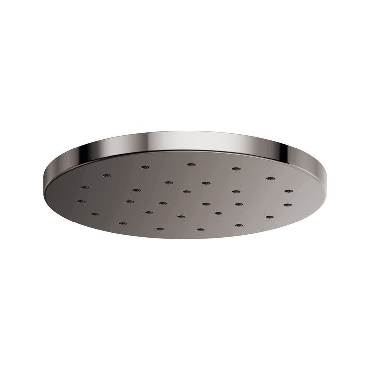 Showerhead Universal Showering 1 Functions Rain Can Brilliance Black Onyx 14 Inch 1.75 Gallons per Minute H2OKinetic Linear Round - Image 1