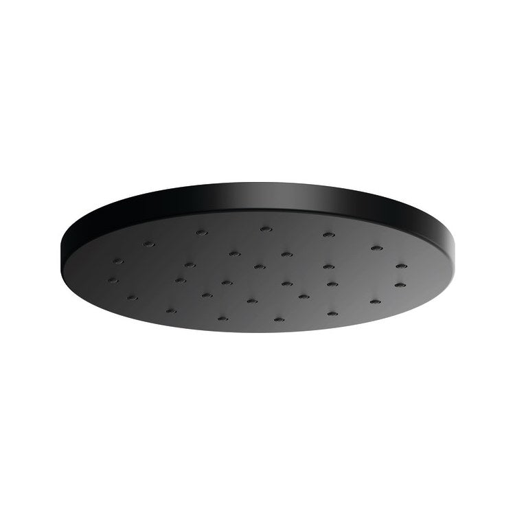 Showerhead Universal Showering 1 Functions Rain Can Matte Black 14 Inch 1.75 Gallons per Minute H2OKinetic Linear Round - Image 1