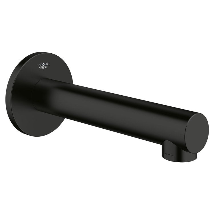Tub Spout Concetto Non-Diverter Matte Black 6-11/16 Inch Metal 1/2 Inch - Image 1