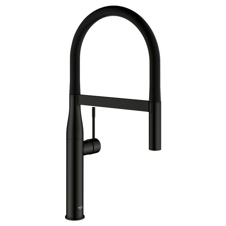 Kitchen Faucet Essence 1 Lever ADA CALGreen/CEC Matte Black Pull Down 2 Function 360 DEG Swivel 1 Hole 1.75 Gallons per Minute - Image 1