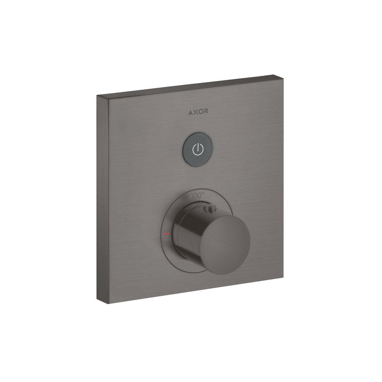 Thermostatic Trim ShowerSelect Square 1 Function 1 Knob Brushed Black Chrome 7.0 Gallons per Minute Metal