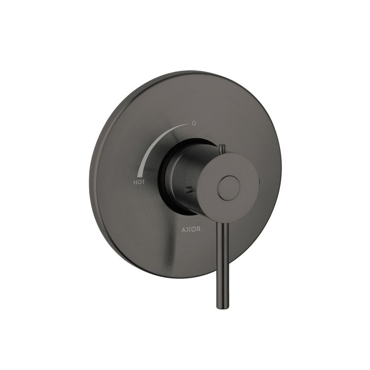 Pressure Balance Valve Trim Starck Round 1 Lever Brushed Black Chrome ADA 5.44 Gallons per Minute - Image 1
