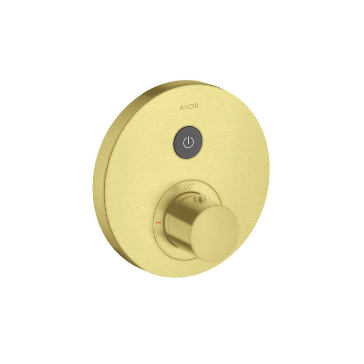 Thermostatic Trim ShowerSelect Round 1 Function 1 Knob Brushed Gold Optic 7.0 Gallons per Minute Metal