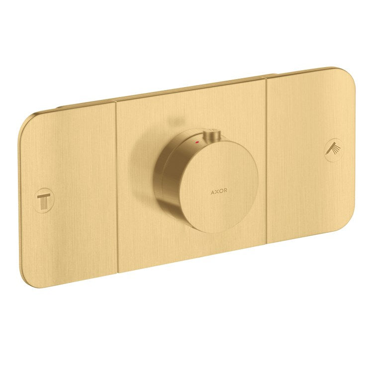 Thermostatic Trim One Module 2 Function 1 Knob Brushed Gold Optic for Requires Rough 45710181