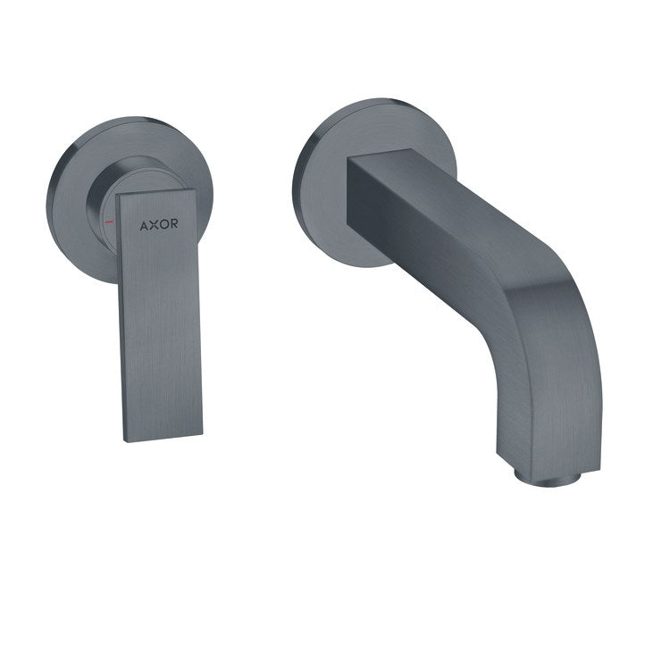 Faucet Trim Citterio Wall Mount 1 Lever Brushed Black Chrome ADA Rigid - Image 1