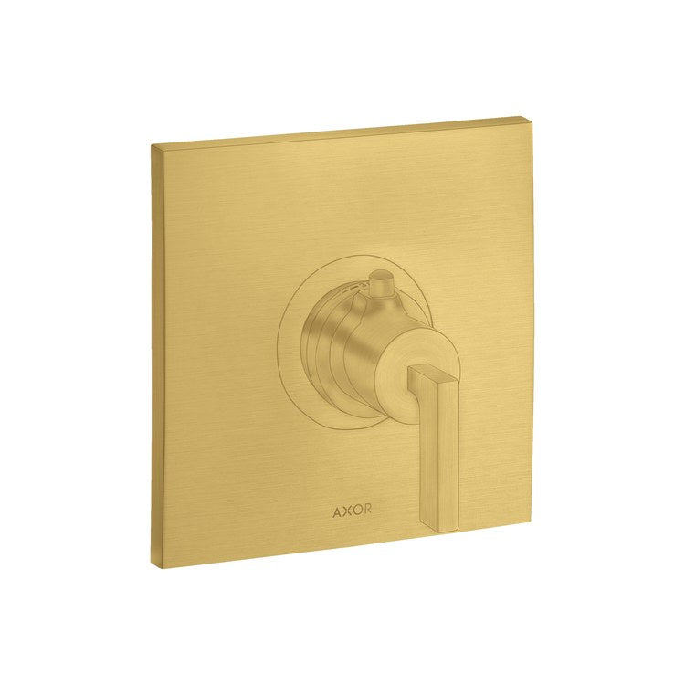 Thermostatic Trim Citterio High-Flow 1 Lever Brushed Gold Optic ADA for Rough 01850181