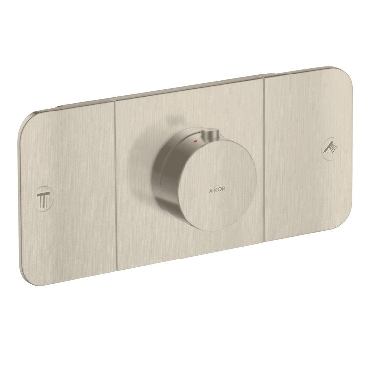 Thermostatic Trim One Module 2 Function 1 Knob Brushed Nickel for Requires Rough 45710181