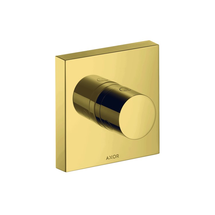 Diverter Trim ShowerSolutions Trio/Quattro Polished Gold Optic 1 Knob - Image 1