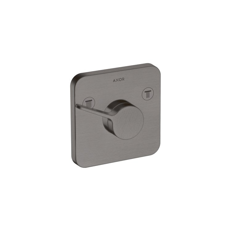 Diverter Trim One Trio Brushed Black Chrome 1 Lever ADA for Requires Rough 26434181/Basic Set 35361181 - Image 1