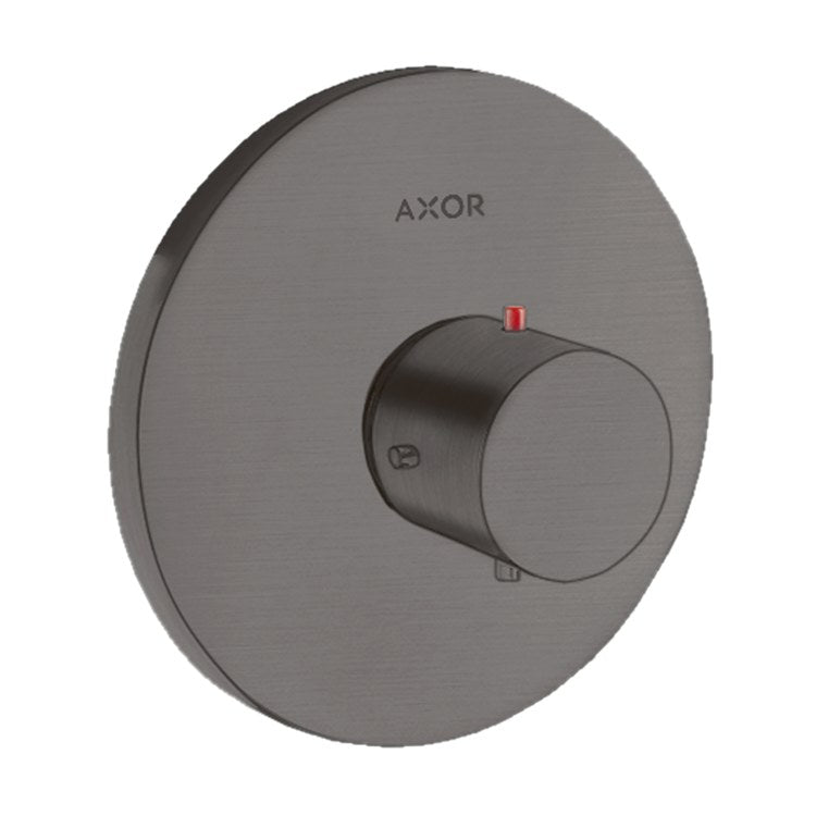Thermostatic Trim Starck High-Flow 1 knob Brushed Black Chrome for Requires Rough 01850181