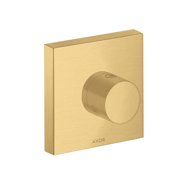Diverter Trim ShowerSolutions Trio/Quattro Brushed Gold Optic 1 Knob - Image 1