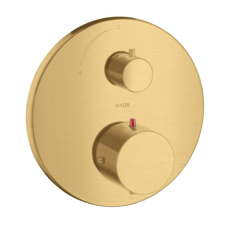 Thermostatic Trim Starck with Volume Control 2 Knob Brushed Gold Optic 6.0 Gallons per Minute Metal - Image 1