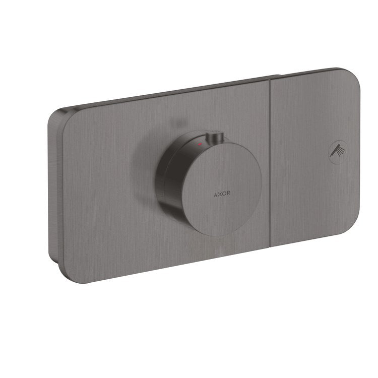 Thermostatic Trim One Module 1 Function 1 Knob Brushed Black Chrome for Requires Rough 45710181