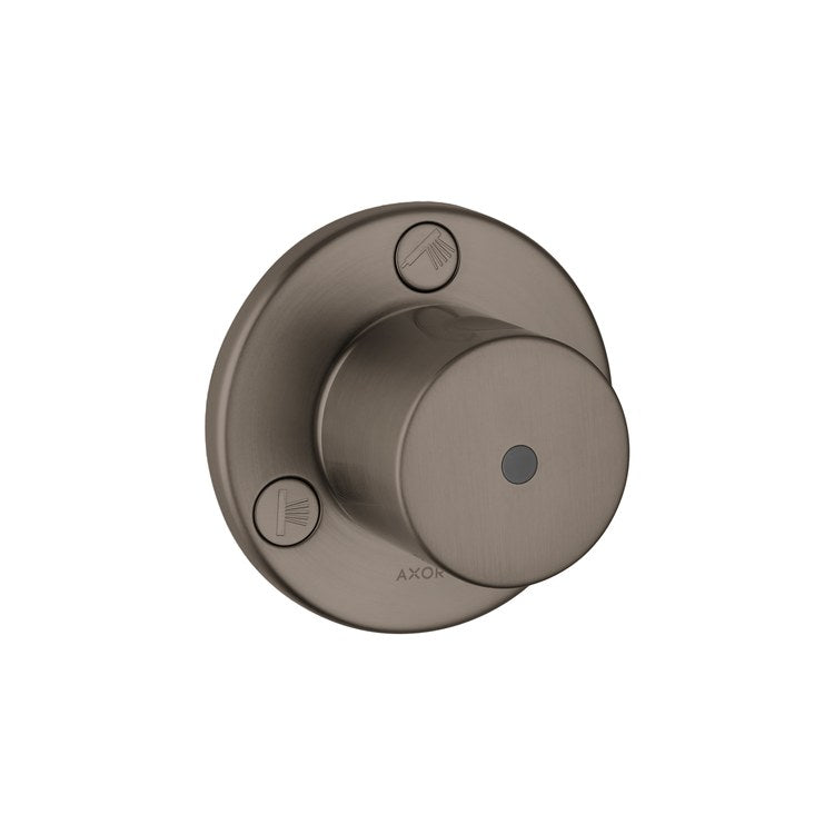 Diverter Trim Uno Trio/Quattro Brushed Black Chrome 1 Knob - Image 1
